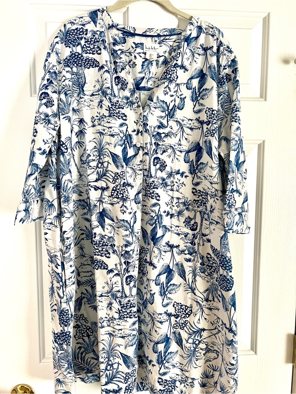 Nicole Miller Floral Print Tunic Dress